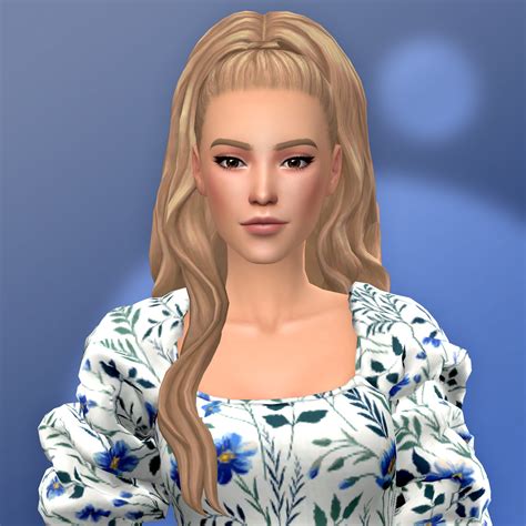 QICC Gloria Hair The Sims 4 Create A Sim CurseForge