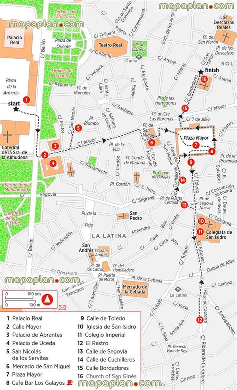 Madrid Maps Top Tourist Attractions Free Printable City Street Map