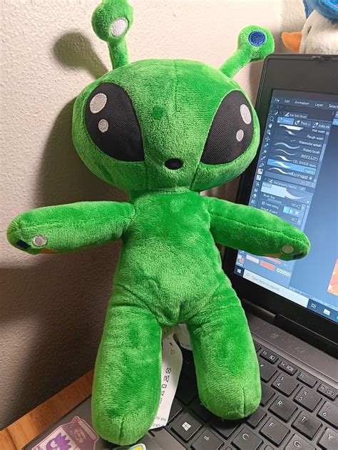 Ikea Alien Aftonsparv Scary Alien Alien Plush Alien Drawings