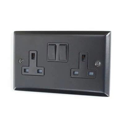 Grande Black Switches Sockets SuperSockets Co Uk