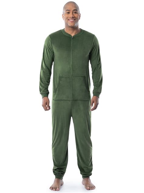 Fruit Of The Loom Mens Solid And Printed Pajama Union Suit Sizes S 5xl