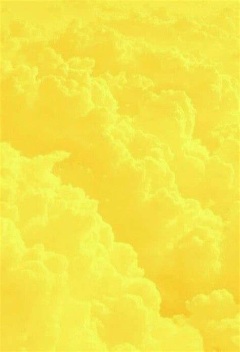 Yellow Aesthetic Clouds Wallpaper