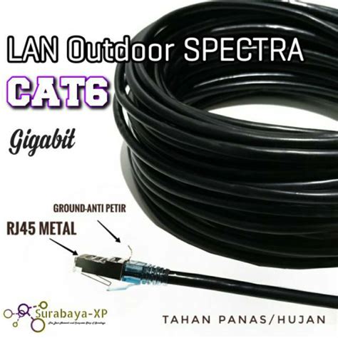 Jual S Kabel Lan Meter Cat Cat Spectra Stp Ftp Outdoor Utp M