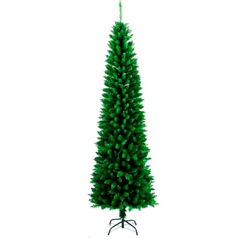 Rvore De Natal M Galhos Slim Luxo Verde Premium Submarino