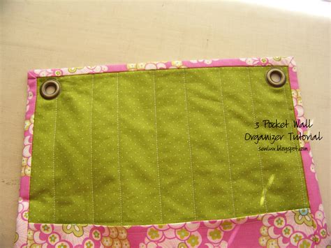 Sew Lux Fabric Blog 3 Pocket Wall Organizer Tutorial