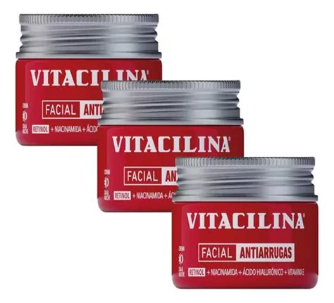 Vitacilina Cra Facial Antiarrugas 100gr Pack 3 Envío gratis