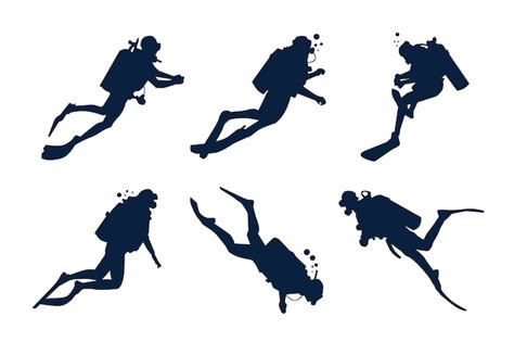 Scuba Diving Silhouette