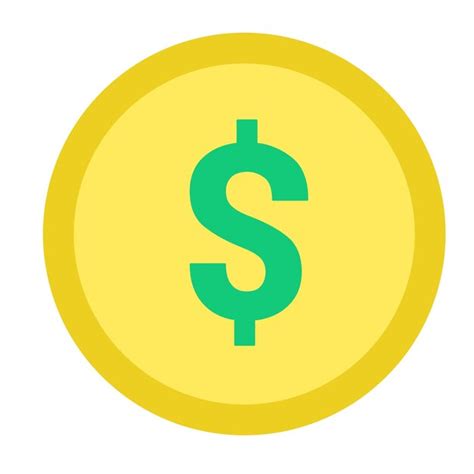 Premium PSD Dollar Currency Icon Vector Design Illustration