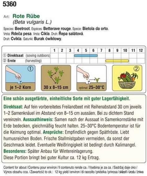 Austrosaat Bio Rote R Be Detroit Packung Bloomling Deutschland