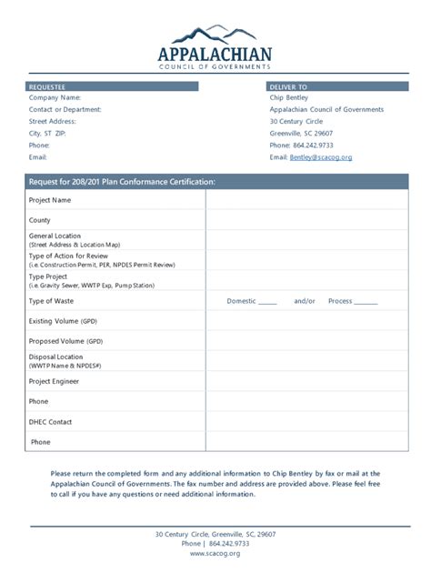 Fillable Online Conformance Review Form Request For Conformance