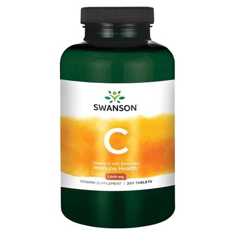 Swanson Timed Release Vitamin C With Rose Hips Immune System Support