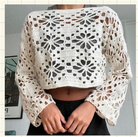 Crochet Flower Top Pattern Free Pdf Download