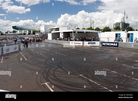 The BMW Sauber F1 Pit Lane Park At The Trafford Centre Manchester