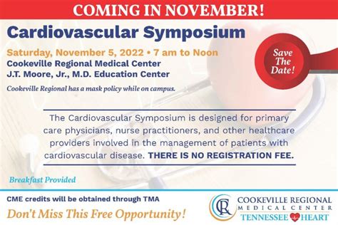 Crmc To Host Cardiovascular Symposium Ucbj Upper Cumberland