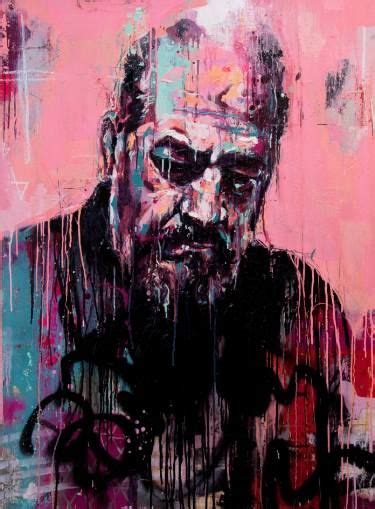 The Butcher Painting By Joshua Miels Saatchi Art Painting Portrait