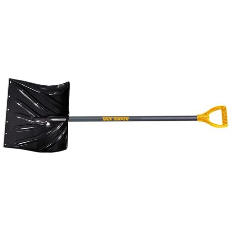 TRUE TEMPER POLY SNOW SHOVEL STEEL HANDLE