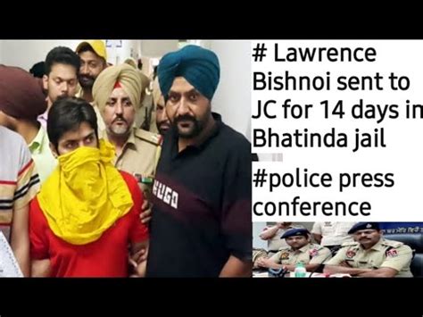 Lawrence Bishnoi Sent To Judiciary Custody For 14 Days In Bhatinda