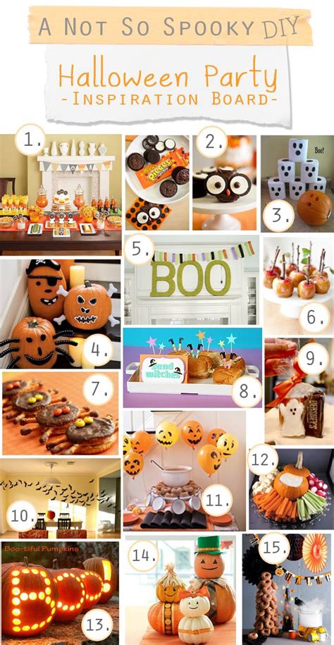 A Not So Spooky Halloween Party Inspiration Board Diy Ideas Spooky