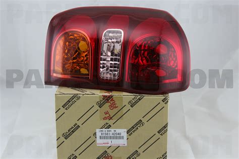 Lens Body Rear Combination Lamp Lh Toyota Parts Partsouq