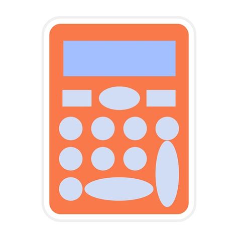 Premium Vector Calculator Flat Illustration