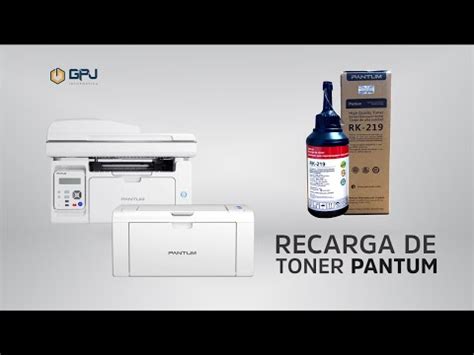 Aprenda A Fazer A Recarga De Toner RK 219 Pantum YouTube