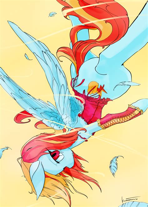 1068948 Suggestive Artistkuzumori Rainbow Dash Clothes Corset Female Limited Palette