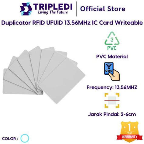 Jual Tripledi Rfid 13 56 Mhz 1k Ufuid Ic Smart Card Duplicator Tag Nfc