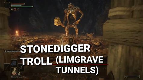 Stonedigger Troll Limgrave Tunnels Elden Ring Boss Battle YouTube