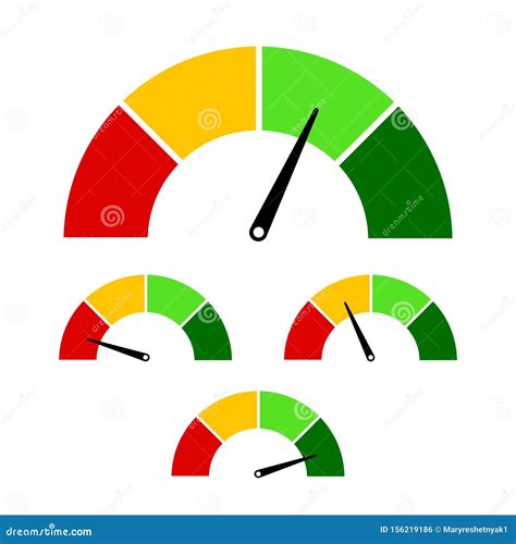 Meter Sign Speedometer Icon For Infographics Design Colorful Meter