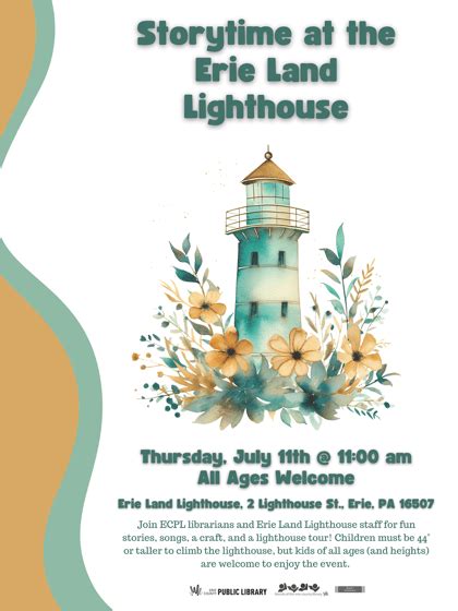 Erie County Public Library Hosts Storytime at Erie Land Lighthouse ...