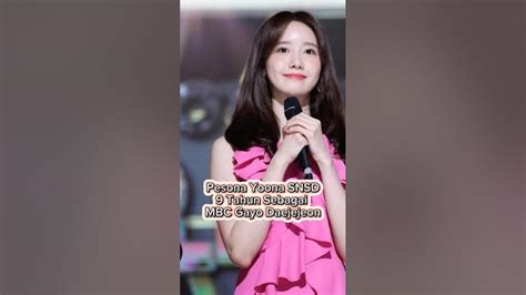 Yoona Snsd 9 Tahun Sebagai Mbc Gayo Daejejeon Shorts Yoona Mbc Kpop