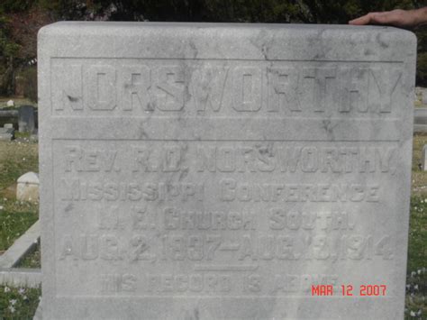 Rev Robert Draughn Norsworthy 1837 1914 Find A Grave Memorial