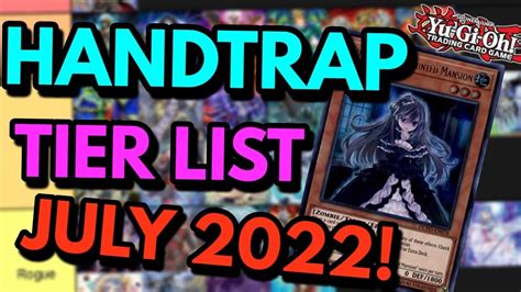 Yu Gi Oh Handtrap Tier List July Tcg Format Youtube