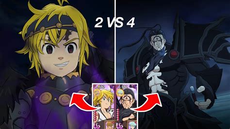 Traitor Meliodas Back With The Demon King For Revange In 2v4 Pvp Seven Deadly Sins Grand