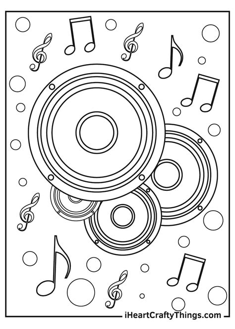 Printable Music Coloring Pages Updated 2021