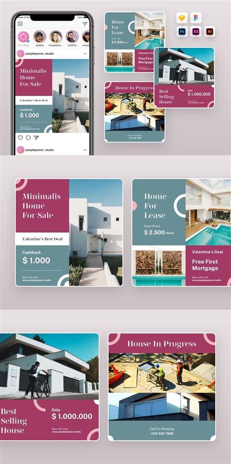 Real Estate Promo Instagram Post Templates Instagram Post Template