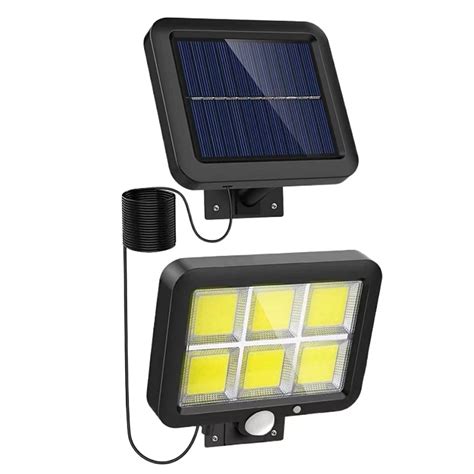 Lampa Solara Cu Panou Solar NVM 120 COB LED Cu Senzor De Miscare Si