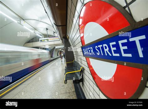 Baker Street Underground Station In London England Uk Stock Photo Alamy