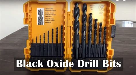 What Are Black Oxide Drill Bits Used For?