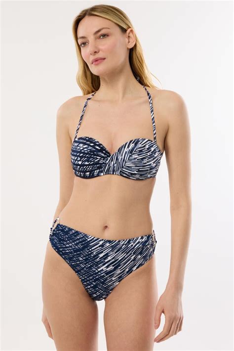 Ayyıldız Lacivert Straplez Bikini Takımı Hızlı Kargo