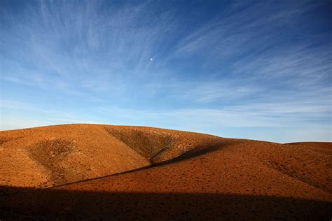 Barren Daylight Desert Dry Evening Horizon Landscape Mountains