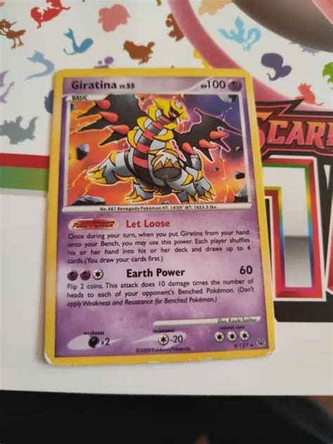 GIRATINA CARTES Pokémon Platine 9 127 EN bon état EUR 4 00