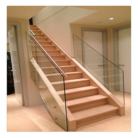 Prima Modern Design Floating Staircase Manufactures Wooden Step