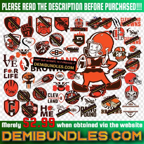 Cleveland Browns Team Bundles Svg Cleveland Browns Svg N F L Teams