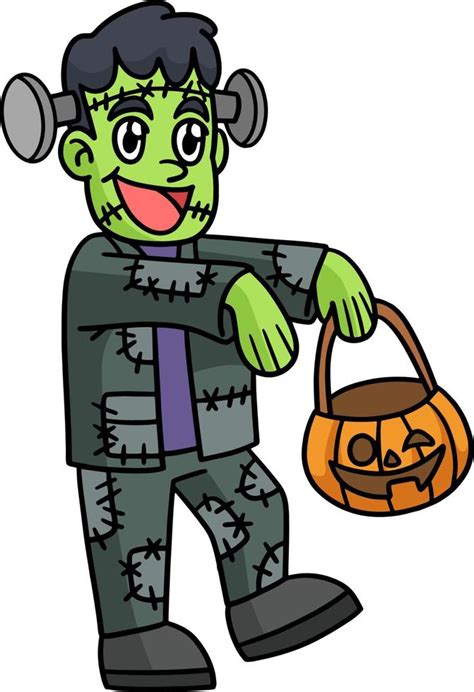 Zombie Halloween Cartoon Colored Clipart 8823143 Vector Art at Vecteezy