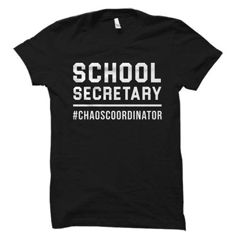 Cute Secretary Gift! | Secretary shirt, Secretary gifts, School secretary