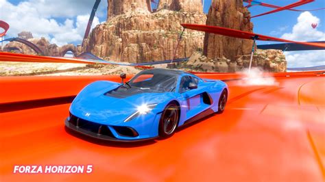 Forza Horizon Hot Wheels Speed Trap Hammer S Shadow Hennessey Venom