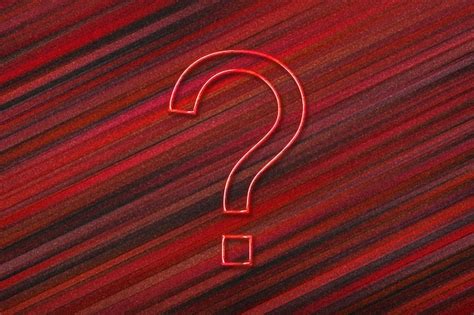 Premium Photo Question Mark Symbol Question Mark Red Background