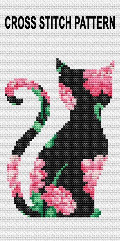 Black Cat Silhouette Cross Stitch Pattern By Ilikecrossstitch Pdf