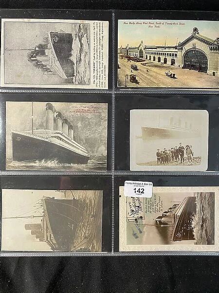 White Star Line Six Assorted Postcards Available As Framed Prints